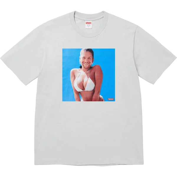 Supreme Aphex Twin Windowlicker Tee - Cement (front)