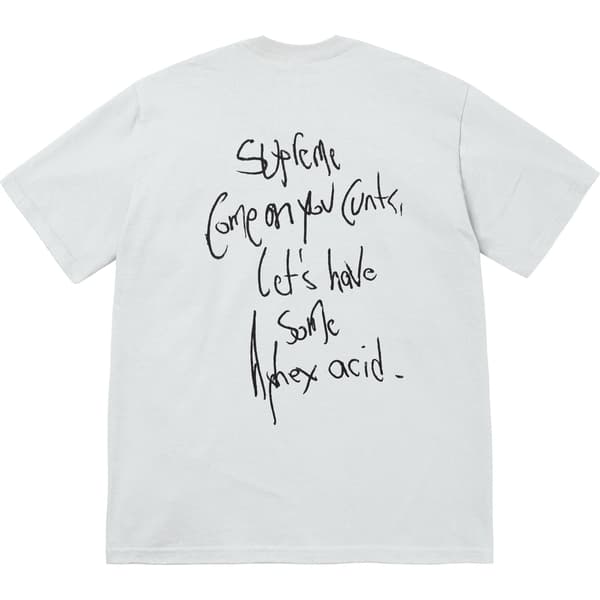 Supreme Aphex Twin Windowlicker Tee - Cement (front)