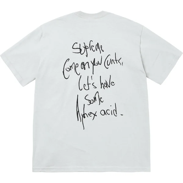 Supreme Aphex Twin Windowlicker Tee - Cement (front)