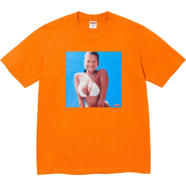 Supreme Aphex Twin Windowlicker Tee - Orange (front)