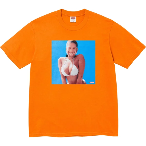 Supreme Aphex Twin Windowlicker Tee - Orange (front)