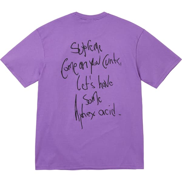 Supreme Aphex Twin Windowlicker Tee - Purple (front)