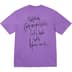 Supreme Aphex Twin Windowlicker Tee - Purple (front)