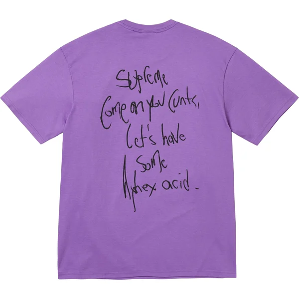 Supreme Aphex Twin Windowlicker Tee - Purple (front)