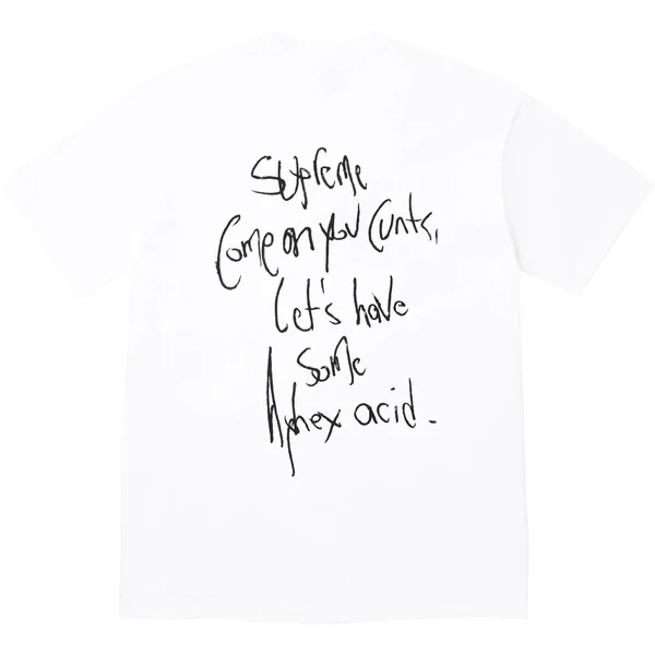 Supreme Aphex Twin Windowlicker Tee - White (front)