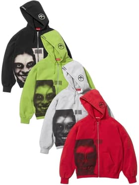 Supreme Aphex Twin Zip Up Hooded Sweatshirt
