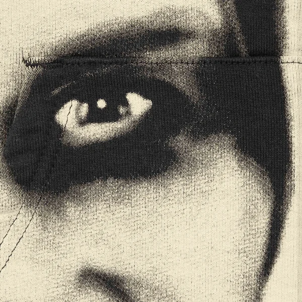 Supreme Aphex Twin Zip Up Hooded Sweatshirt - Black (front)