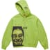 Supreme Aphex Twin Zip Up Hooded Sweatshirt - Lime (front)