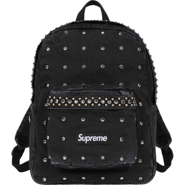 Supreme b.b. Simon Denim Backpack - Black (front)