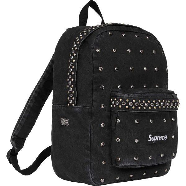 Supreme b.b. Simon Denim Backpack - Black (front)