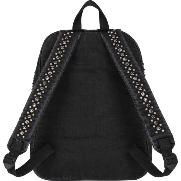 Supreme b.b. Simon Denim Backpack - Black (front)