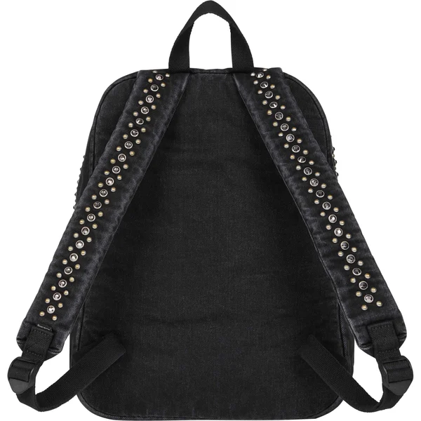 Supreme b.b. Simon Denim Backpack - Black (front)