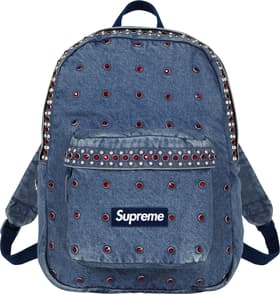 Supreme b.b. Simon Denim Backpack Washed Indigo