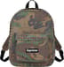 Supreme b.b. Simon Denim Backpack - Woodland Camo (front)