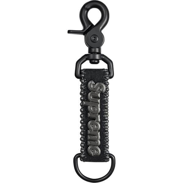Supreme b.b. Simon Denim Keychain - Black (front)