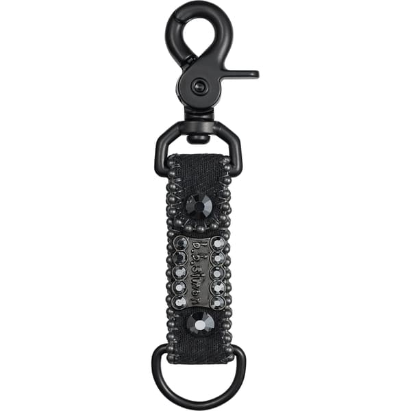 Supreme b.b. Simon Denim Keychain - Black (front)