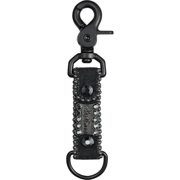 Supreme b.b. Simon Denim Keychain - Black (front)