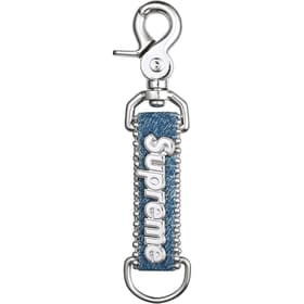 Supreme b.b. Simon Denim Keychain Washed Indigo