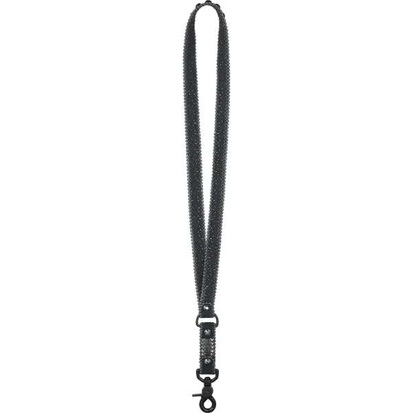 Supreme b.b. Simon Denim Lanyard - Black (front)