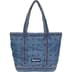 Supreme b.b. Simon Denim Tote Bag - Washed Indigo (front)