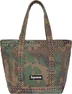 Supreme b.b. Simon Denim Tote Bag - Woodland Camo (front)
