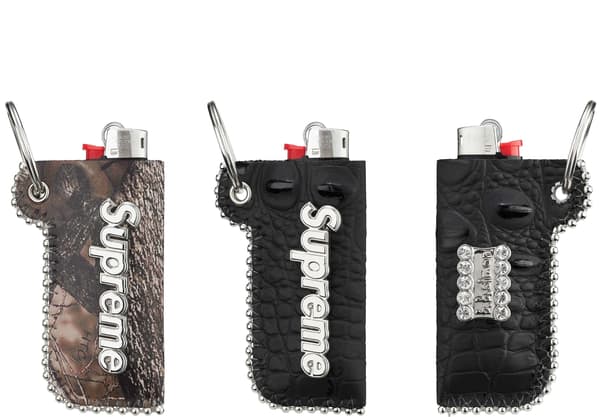 Supreme b.b. Simon Leather Lighter Case Keychain - Product Image