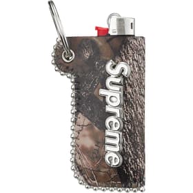 Supreme b.b. Simon Leather Lighter Case Keychain TrueTimber® HTC Fall Camo