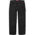 Supreme b.b. Simon Quilted Double Knee Painter Pant - Black (front)