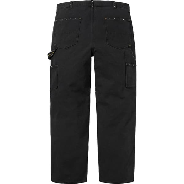 Supreme b.b. Simon Quilted Double Knee Painter Pant - Black (front)