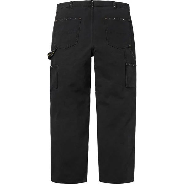 Supreme b.b. Simon Quilted Double Knee Painter Pant - Black (front)