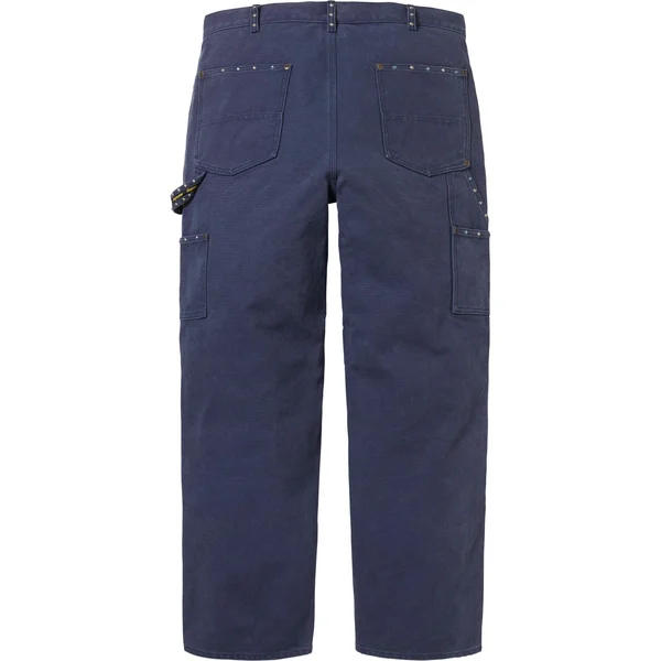 Supreme b.b. Simon Quilted Double Knee Painter Pant - Navy (front)
