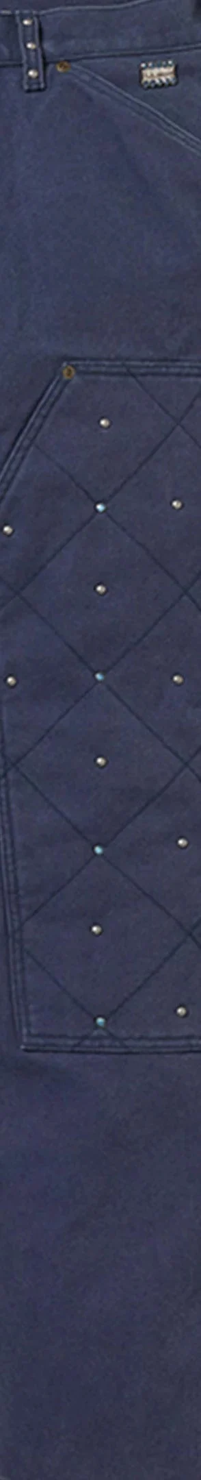 Supreme b.b. Simon Quilted Double Knee Painter Pant - Navy (front)