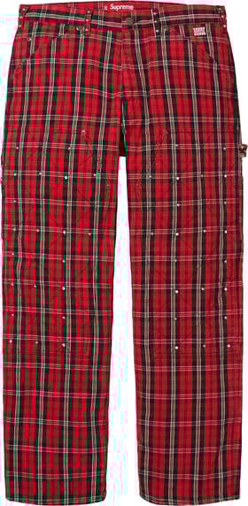 Supreme b.b. Simon Quilted Double Knee Painter Pant Plaid