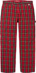 Supreme b.b. Simon Quilted Double Knee Painter Pant - Plaid (front)