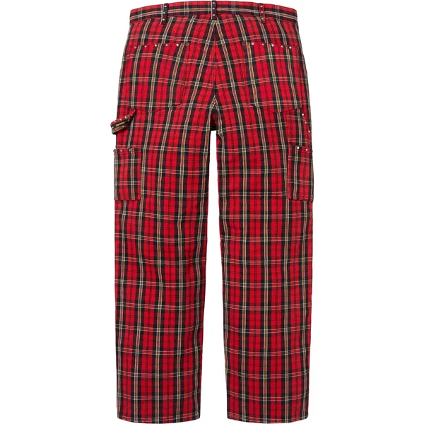 Supreme b.b. Simon Quilted Double Knee Painter Pant - Plaid (front)