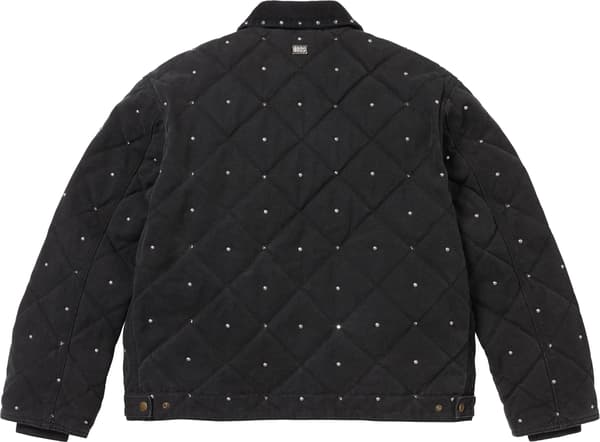 Supreme b.b. Simon Quilted Work Jacket - Black (front)