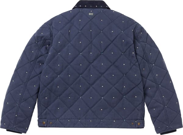 Supreme b.b. Simon Quilted Work Jacket - Navy (front)