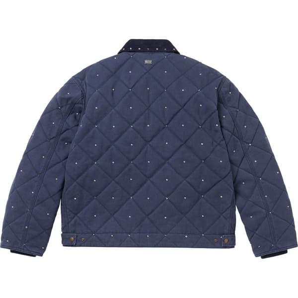 Supreme b.b. Simon Quilted Work Jacket - Navy (front)