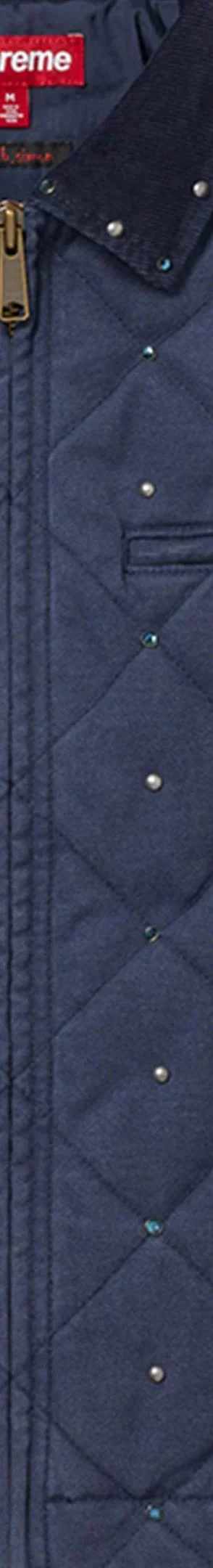 Supreme b.b. Simon Quilted Work Jacket - Navy (front)