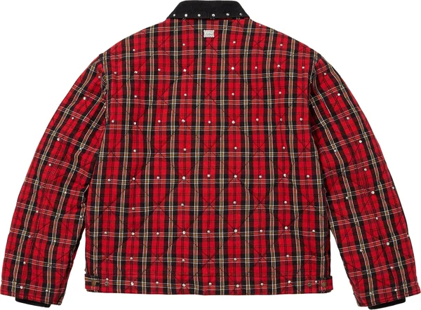 Supreme b.b. Simon Quilted Work Jacket - Plaid (front)