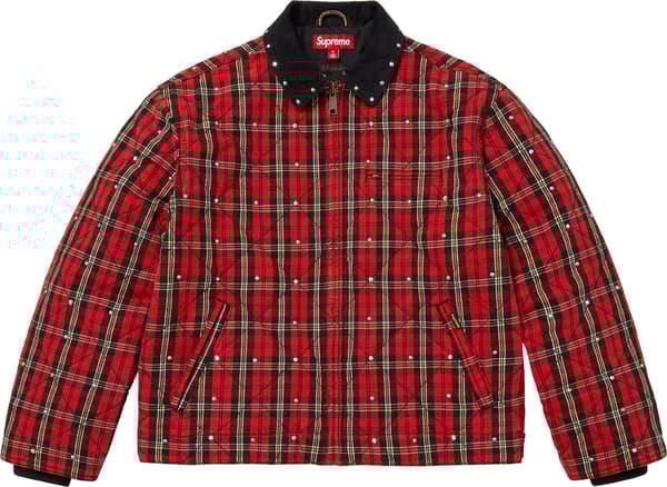 Supreme b.b. Simon Quilted Work Jacket - Plaid (front)