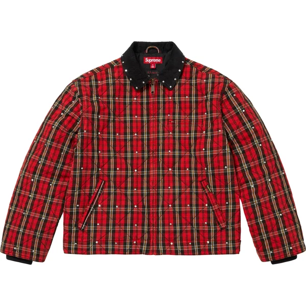 Supreme b.b. Simon Quilted Work Jacket - Plaid (front)