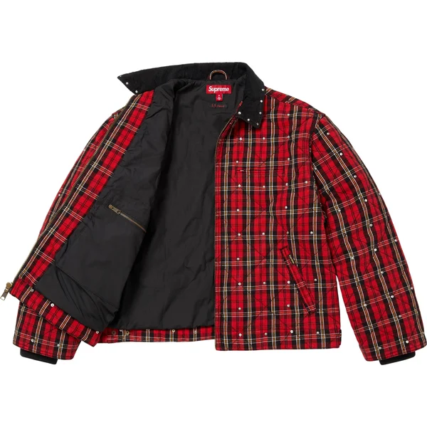 Supreme b.b. Simon Quilted Work Jacket - Plaid (front)
