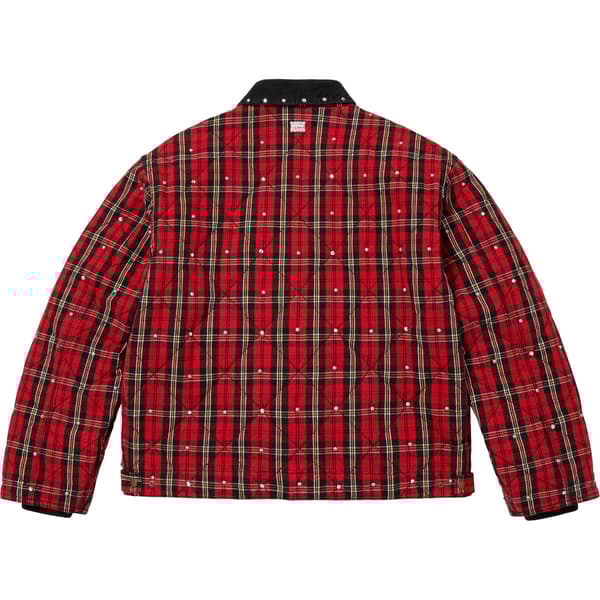 Supreme b.b. Simon Quilted Work Jacket - Plaid (front)