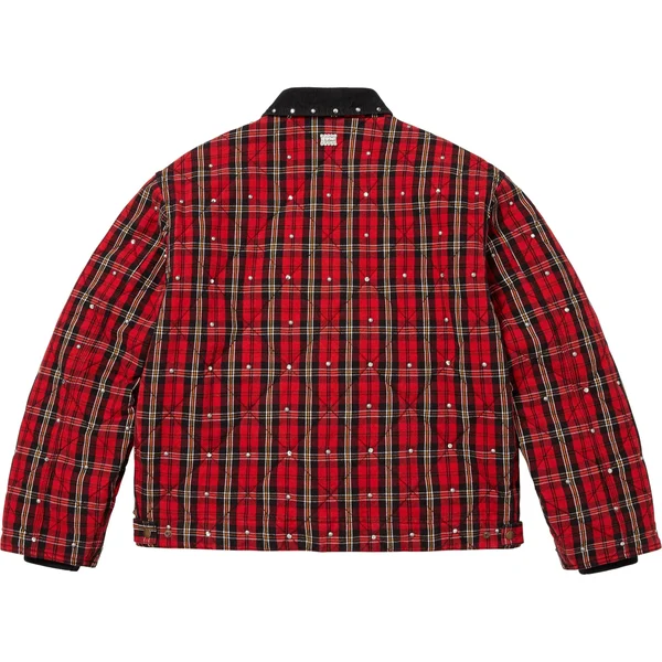Supreme b.b. Simon Quilted Work Jacket - Plaid (front)