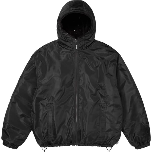 Supreme b.b. Simon Reversible Hooded Fleece Jacket - Black (front)