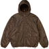 Supreme b.b. Simon Reversible Hooded Fleece Jacket - Brown (front)