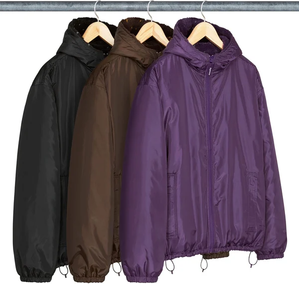 Supreme b.b. Simon Reversible Hooded Fleece Jacket - Group Shots (front)