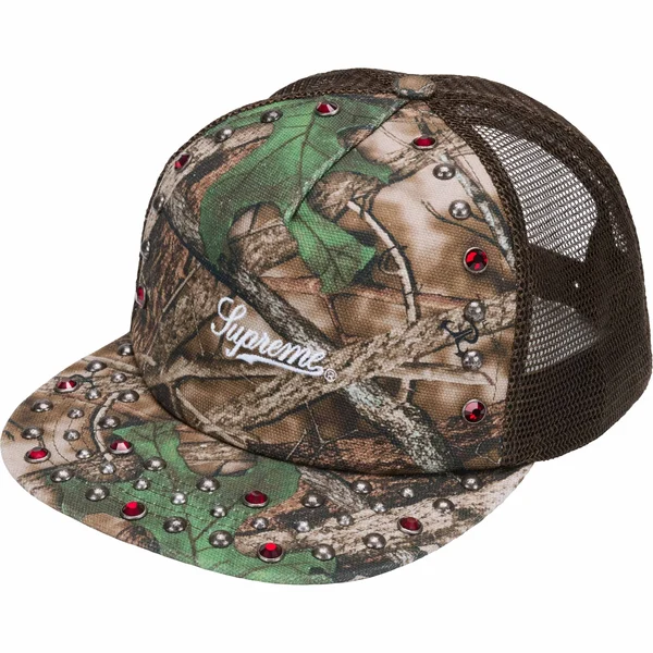 Supreme b.b. Simon Studded Canvas Mesh Back 5-Panel - TrueTimber® HTC Fall Camo (front)