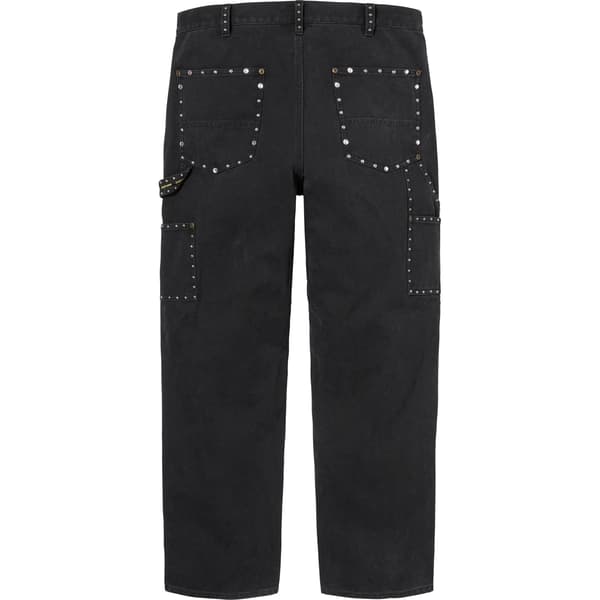 Supreme b.b. Simon Studded Double Knee Painter Pant - Black (front)